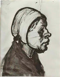 van gogh peasant woman head 7 Art A4 Photo Print
