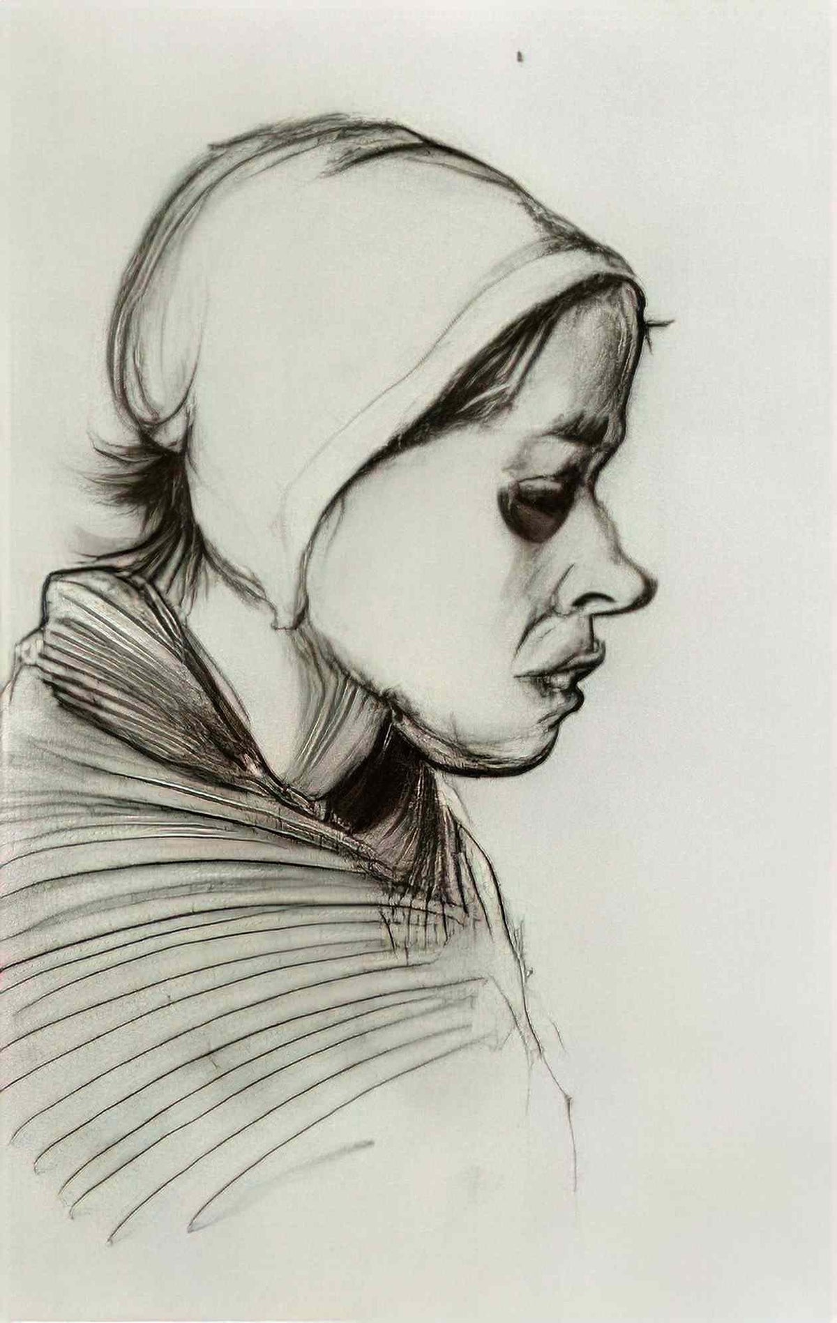 van gogh peasant woman head Art A4 Photo Print