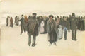 van gogh people strolling on the beach 1882 Art A4 Photo Print