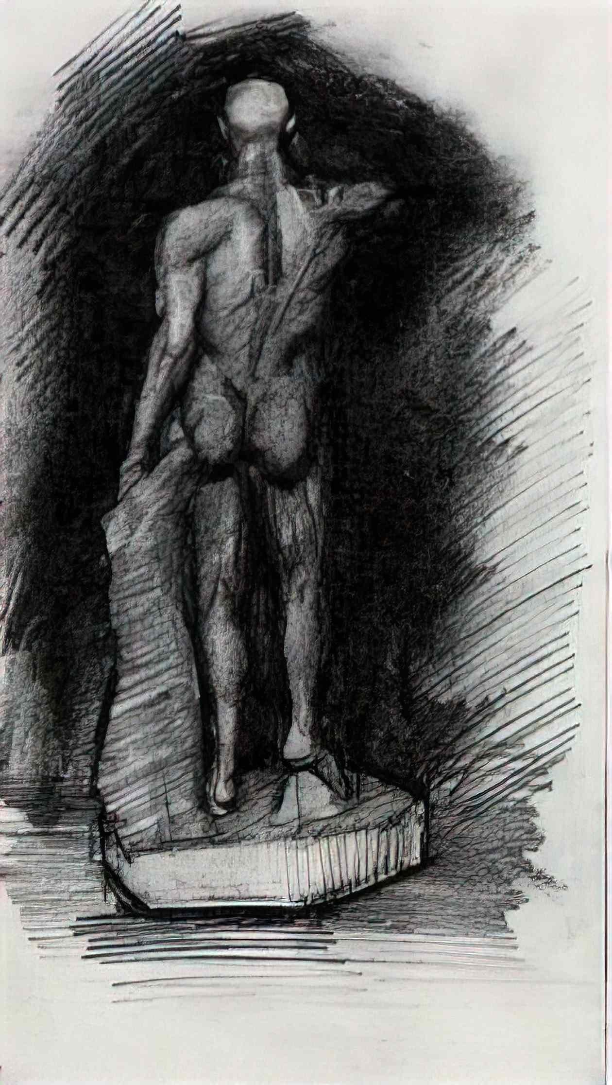 van gogh plaster statuette 1886 Art A4 Photo Print