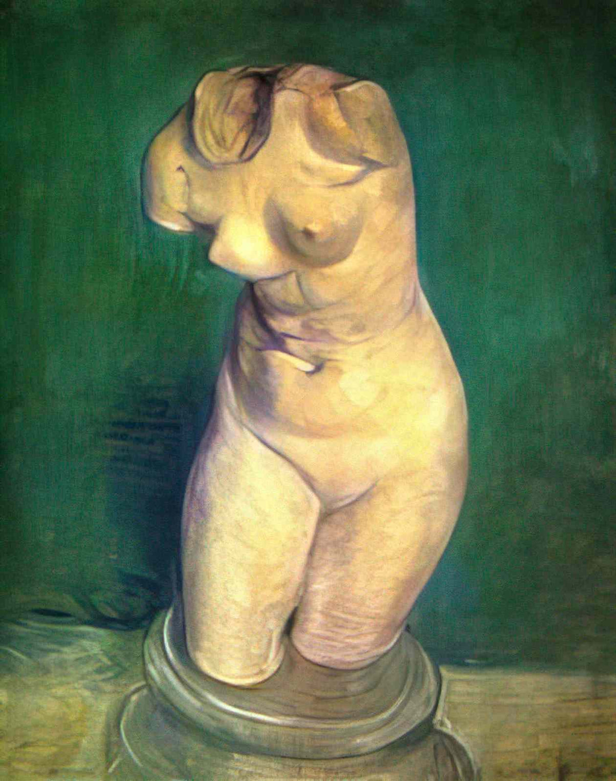 van gogh plaster statuette of a female torso 1886 4 Art A4 Photo Print