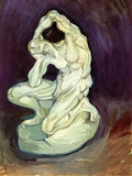 van gogh plaster statuette of a kneeling man 1886 Art A4 Photo Print