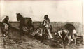 van gogh ploughman and three women 1883 Art A4 Photo Print