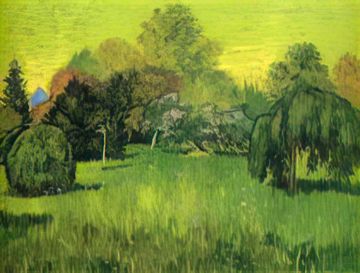 van gogh public park with weeping willow the poet s garden i 1888 Art A4 Photo Print