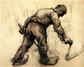 van gogh reaper 1885 1 Art A4 Photo Print