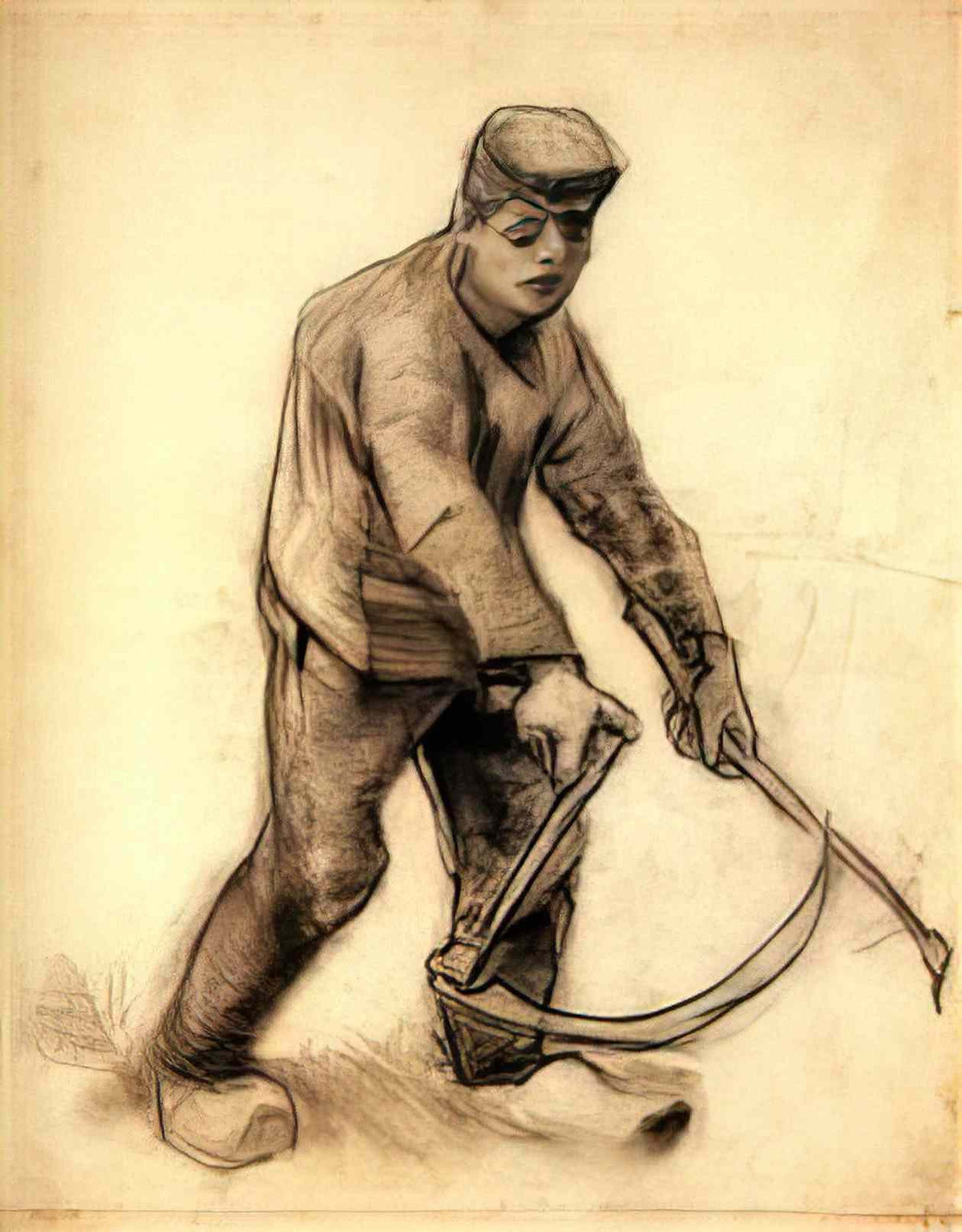 van gogh reaper 1885 2 Art A4 Photo Print