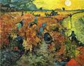 van gogh red vineyards at arles 1888 Art A4 Photo Print