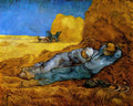 van gogh rest work after millet 1890 Art A4 Photo Print