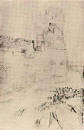 van gogh ruins of montmajour 1888 Art A4 Photo Print