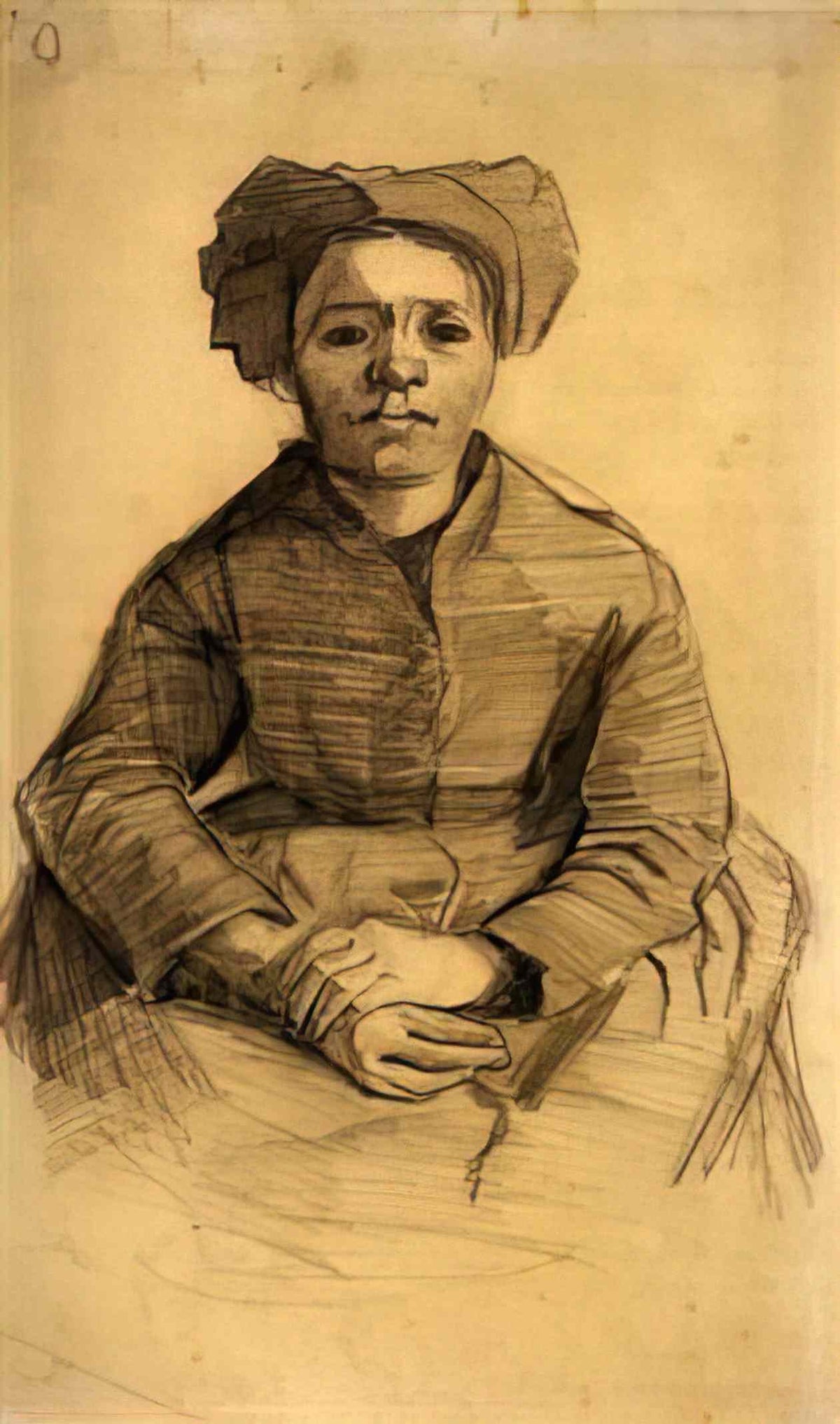 van gogh seated woman 3 1885 Art A4 Photo Print