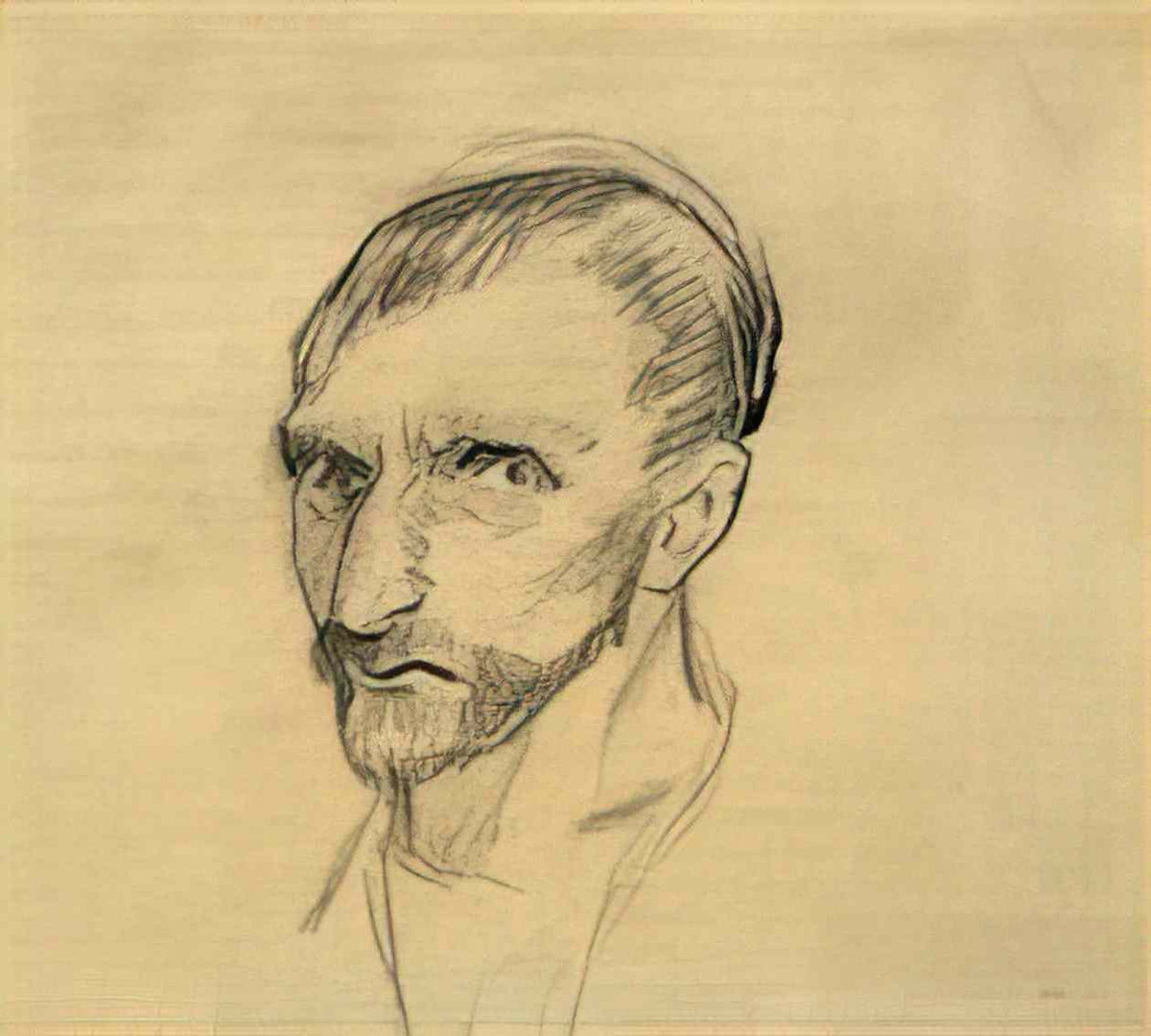 van gogh self portrait 1886 1 Art A4 Photo Print