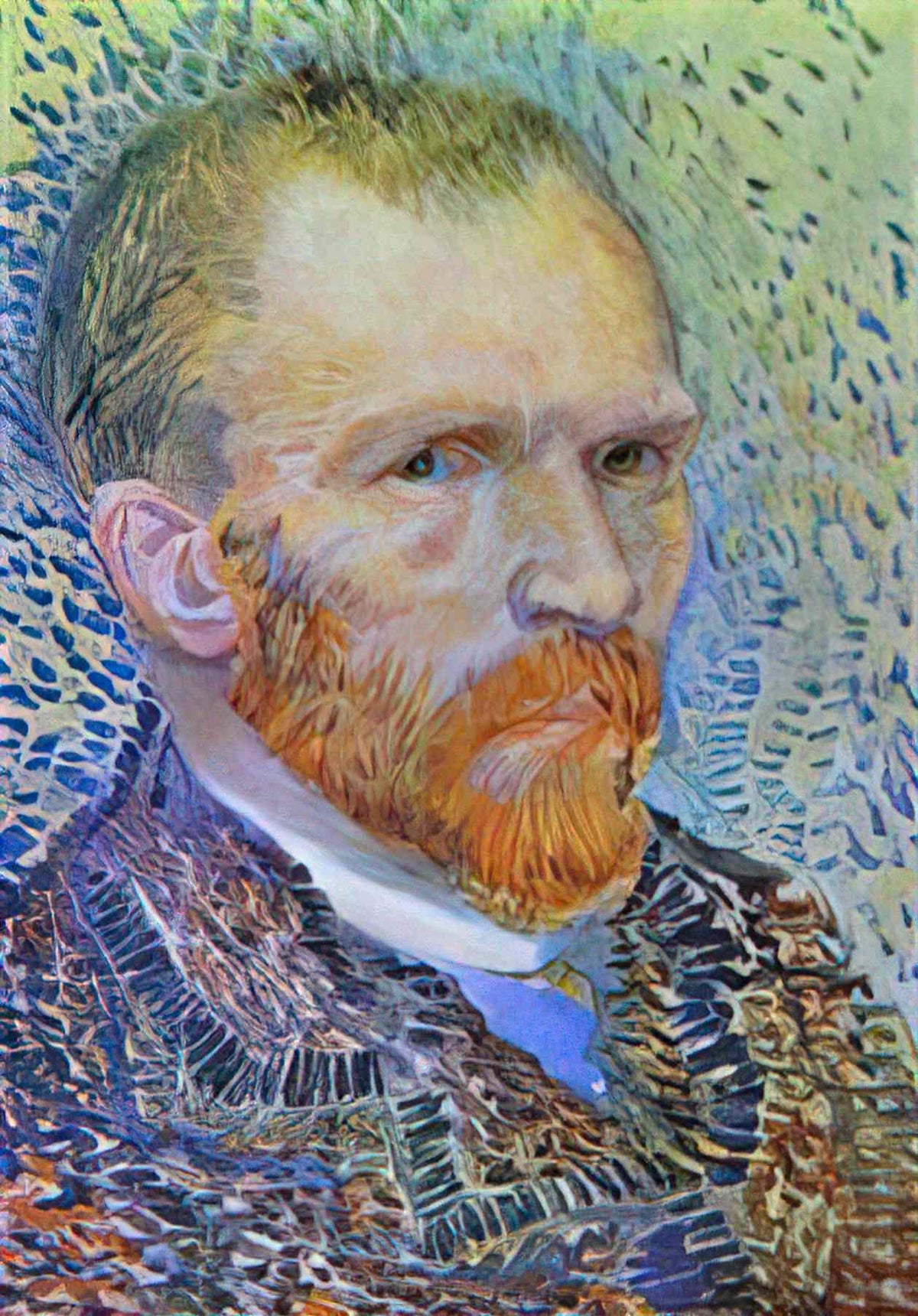 van gogh self portrait 1887 1 Art A4 Photo Print