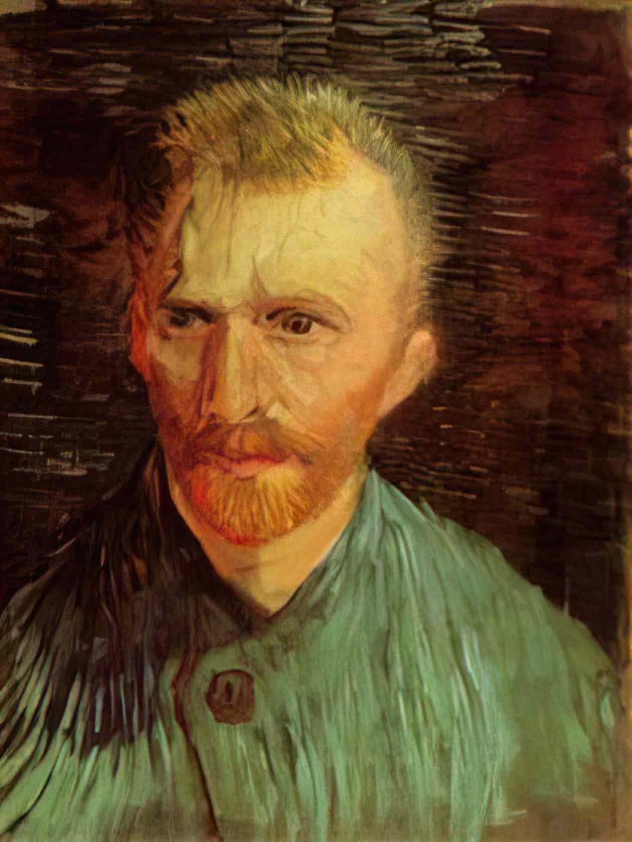 van gogh self portrait 1887 3 Art A4 Photo Print