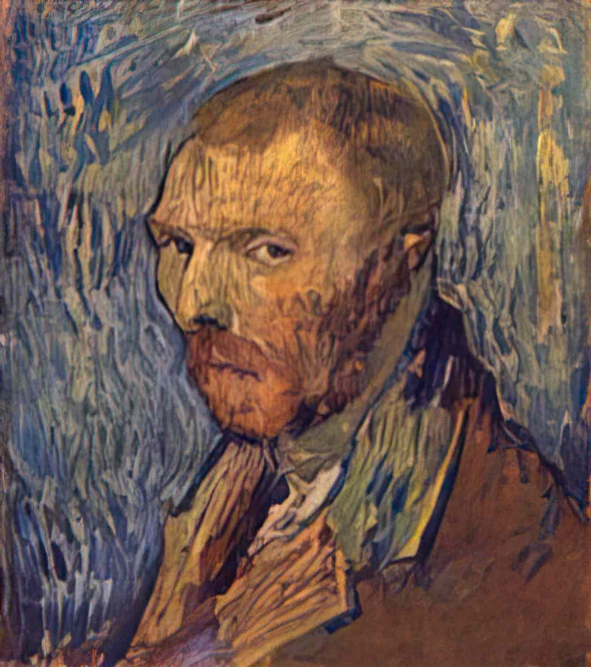 van gogh self portrait 1889 2 Art A4 Photo Print