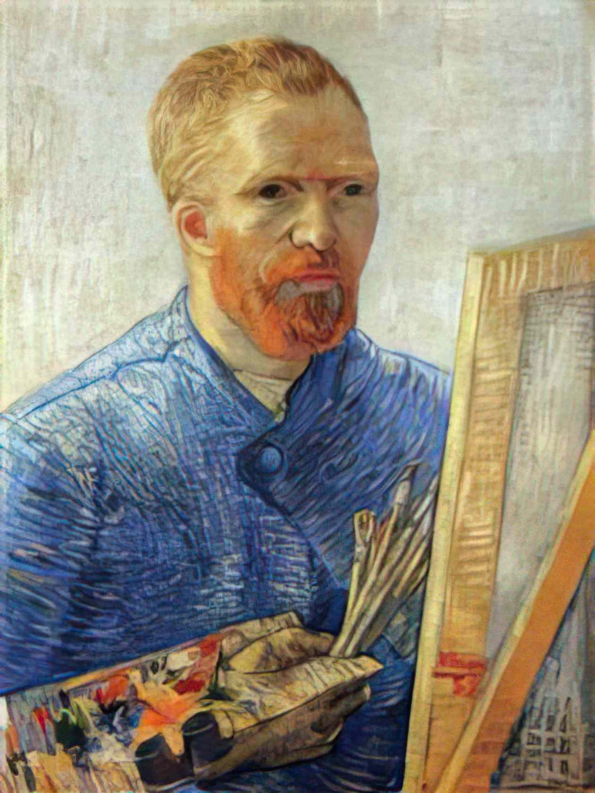 van gogh self portrait as an artist 1888 Art A4 Photo Print
