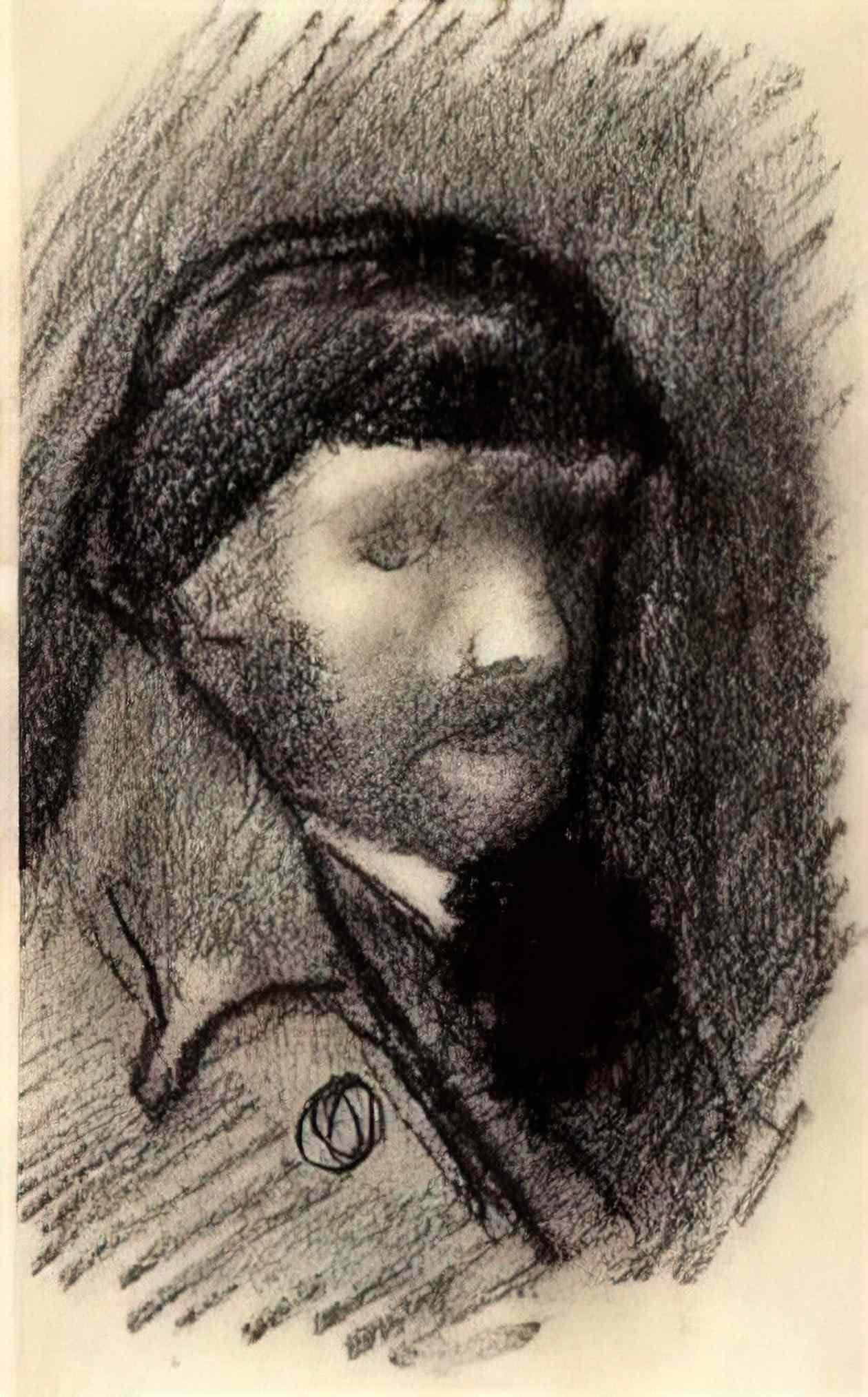 van gogh self portrait with cap 1886 Art A4 Photo Print