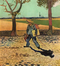 van gogh selfportrait on the road to tarascon the painter on his way Art A4 Photo Print