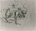 van gogh sketch of a donkey 1890 Art A4 Photo Print