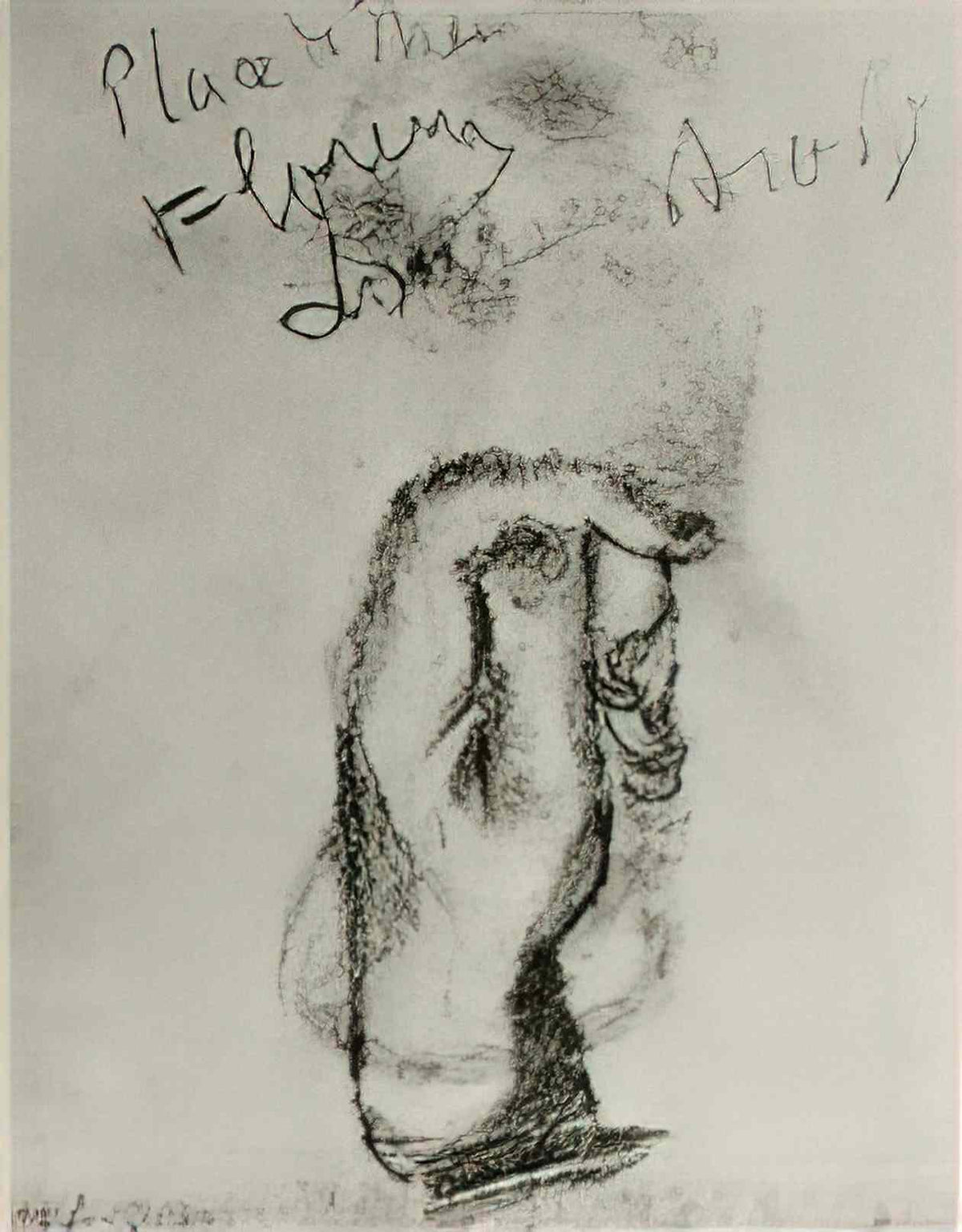 van gogh sketch of a left hand 1886 1 Art A4 Photo Print