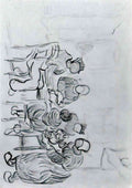 van gogh sketch of the painting the potato eaters A4 Photo Print