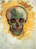 van gogh skull Art A4 Photo Print