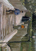 van gogh sloping path in montmartre CROP A4 Photo Print