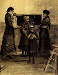 van gogh soup distribution in a public soup kitchen 1883 Art A4 Photo Print
