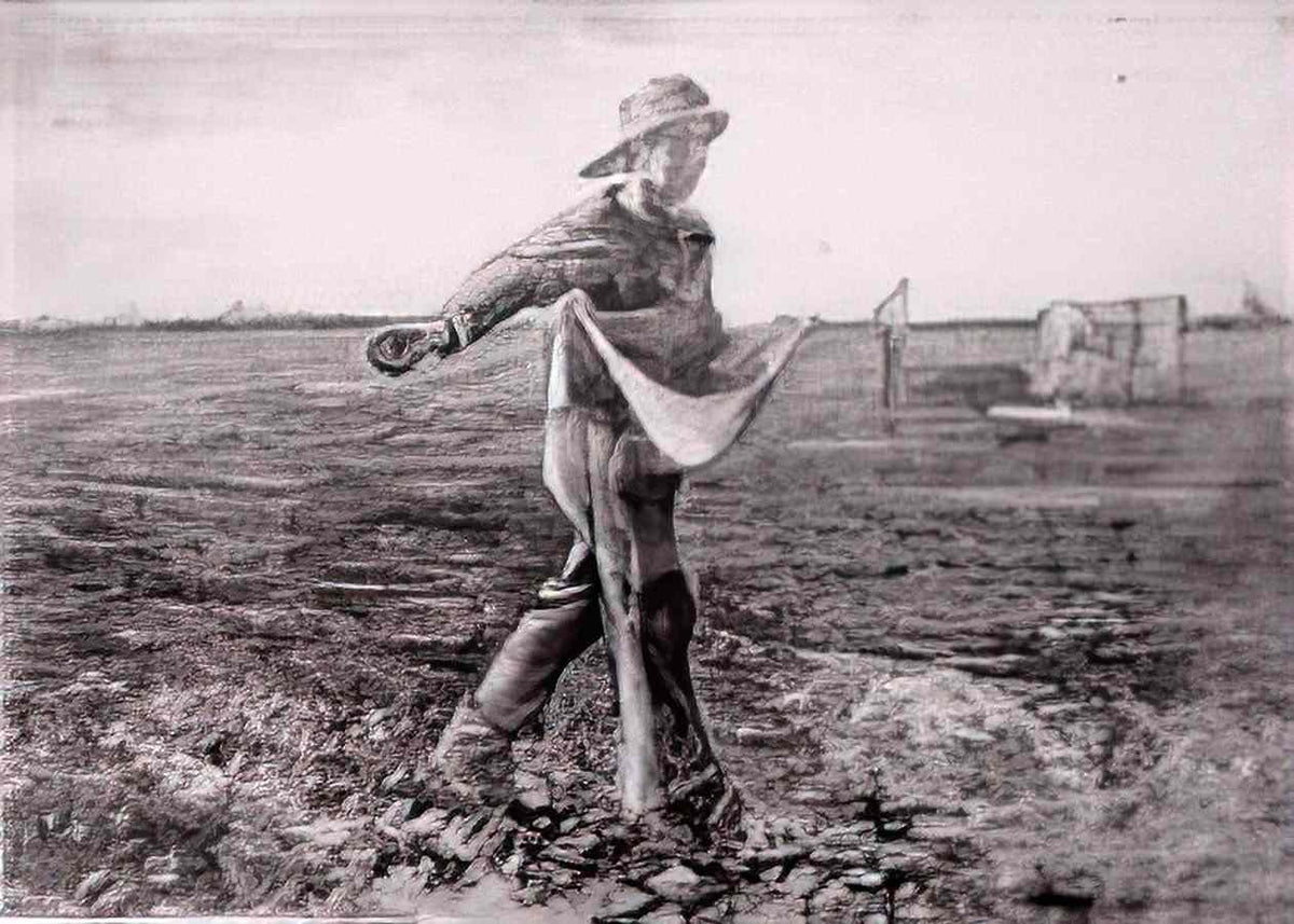 van gogh sower 1882 2 Art A4 Photo Print