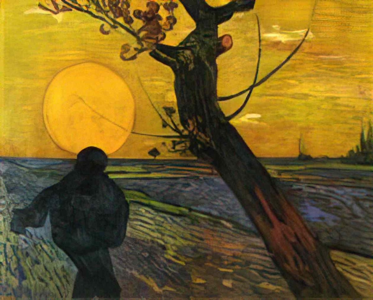 van gogh sower with setting sun 1888 3 Art A4 Photo Print