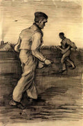van gogh sowers 1882 Art A4 Photo Print