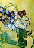 van gogh still life glass with carnations 1890 Art A4 Photo Print
