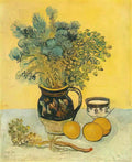 van gogh still life majolica jug with wildflowers 1888 Art A4 Photo Print
