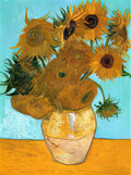 van gogh still life vase with twelve sunflowers Art A4 Photo Print