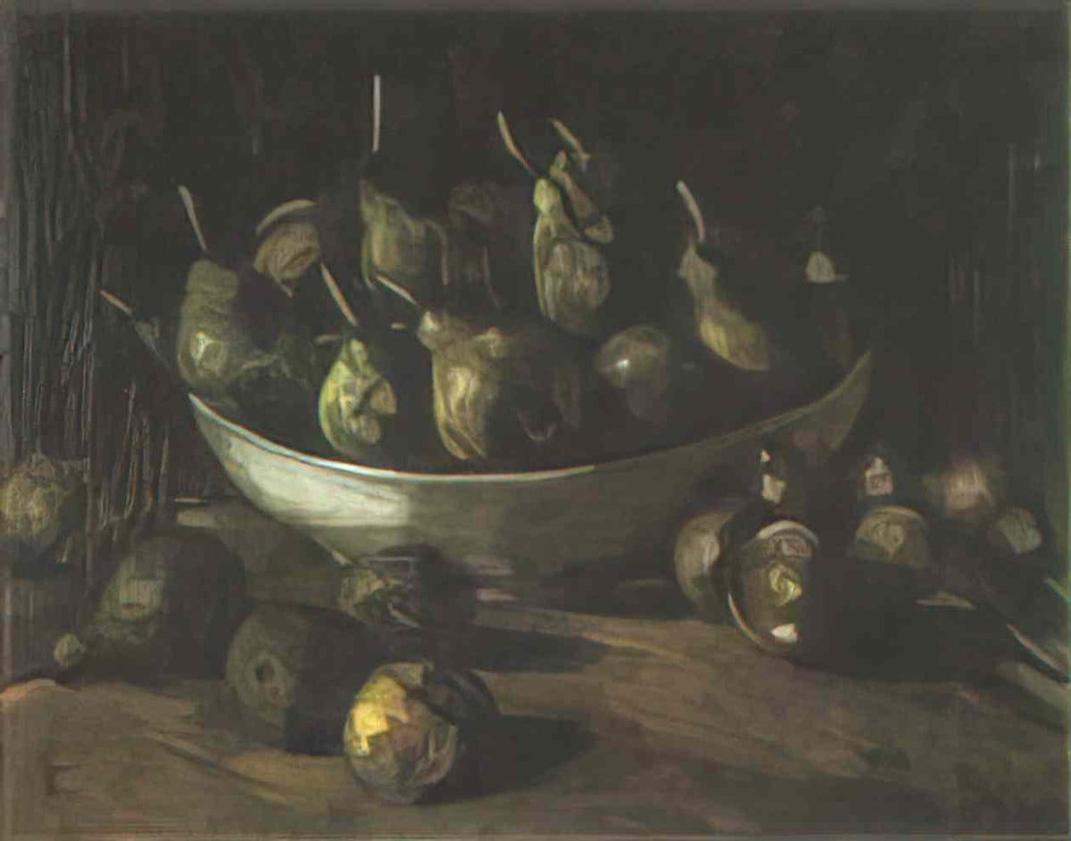 van gogh still life with an earthern bowl and pears 1885 Art A4 Photo Print