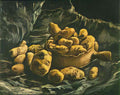 van gogh still life with an earthern bowl and potatoes 1885 Art A4 Photo Print