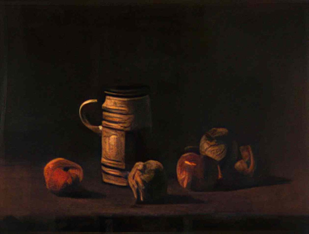 van gogh still life with beer mug and fruit 1881 Art A4 Photo Print