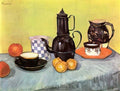 van gogh still life with blue enamel coffeepot earthenware and fruit Art A4 Photo Print