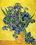 van gogh still life with irises 1890 Art A4 Photo Print