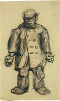 van gogh stocky man 1885 Art A4 Photo Print
