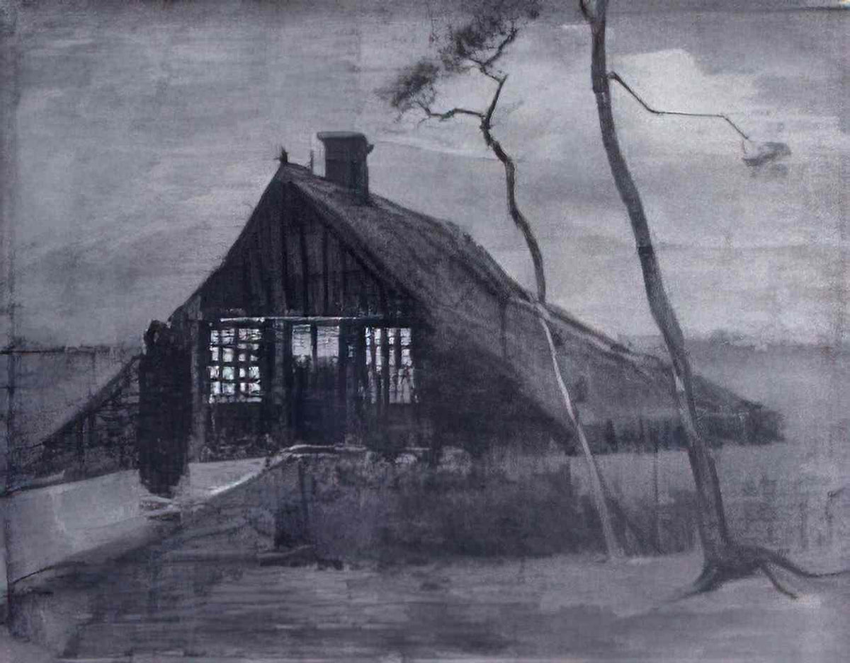van gogh tabernacle in the heath Art A4 Photo Print