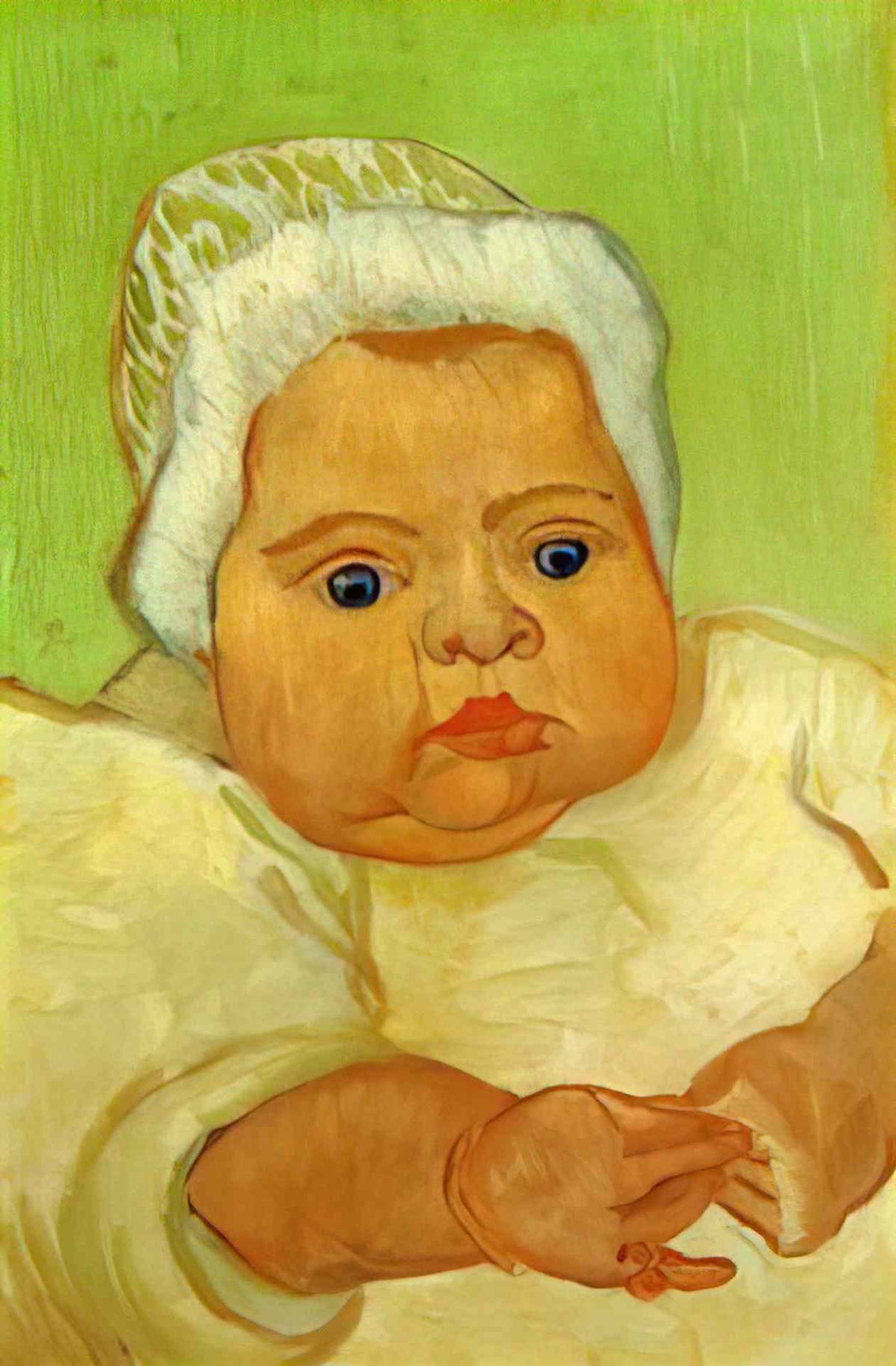 van gogh the baby marcelle roulin 1888 1 Art A4 Photo Print