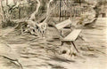van gogh the bench 1882 Art A4 Photo Print
