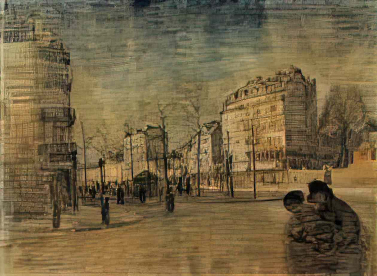 van gogh the boulevard de clichy 1887 Art A4 Photo Print