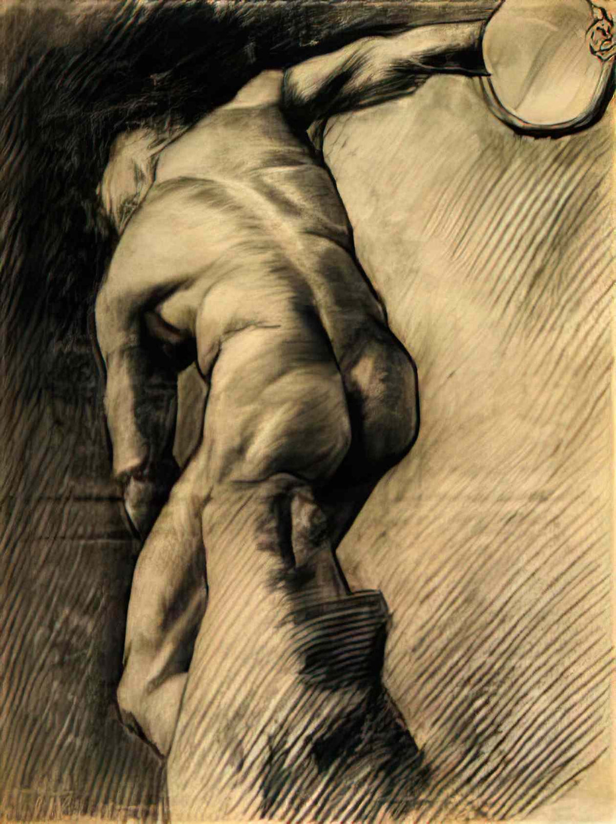 van gogh the discus thrower 1886 Art A4 Photo Print