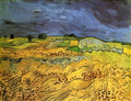 van gogh the fields 1890 Art A4 Photo Print
