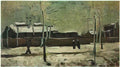 van gogh the old station at eindhoven 1885 Art A4 Photo Print