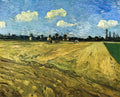 van gogh the ploughed field 1888 Art A4 Photo Print