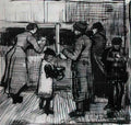 van gogh the public soup kitchen 1883 Art A4 Photo Print