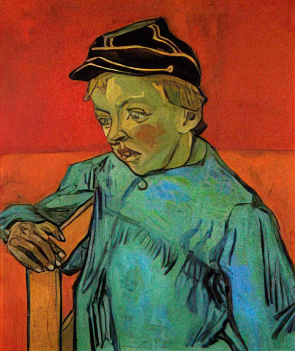 van gogh the schoolboy camille roulin 1888 Art A4 Photo Print