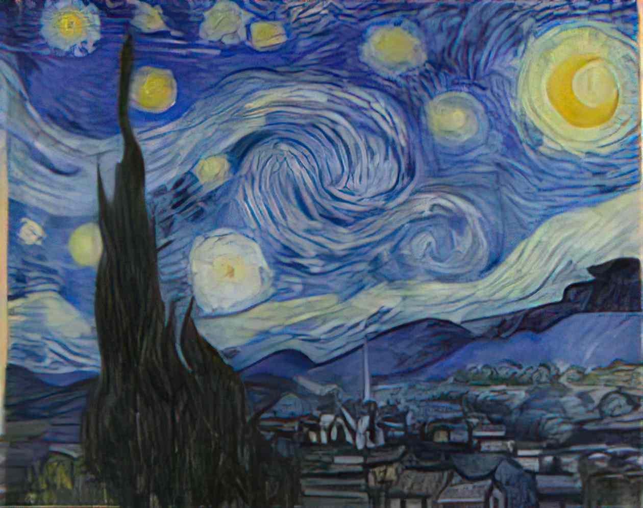 van gogh the starry night Art A4 Photo Print